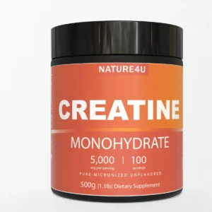 Micronized Creatine Monohydrate Powder 500g – 5g Per Serving