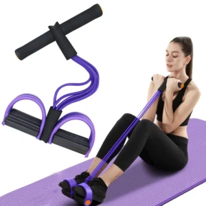 6-Tube Resistance Band Pedal Puller
